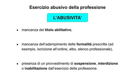 Art 348 C P Esercizio Abusivo Della Professione