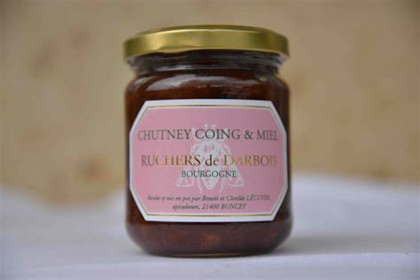 Chutney Coing Miel G Les Ruchers De Darbois Locavor Fr