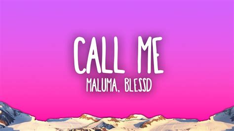 Maluma Blessd Call Me Youtube