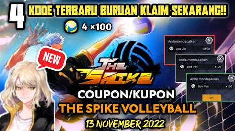 COUPON THE SPIKE HARI INI KODE KUPON THE SPIKE HARI INI 13 NOVEMBER