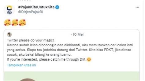 Viral Pria Cari Jodoh Ngaku Bergaji Rp70 100 Juta Ditjen Pajak Auto