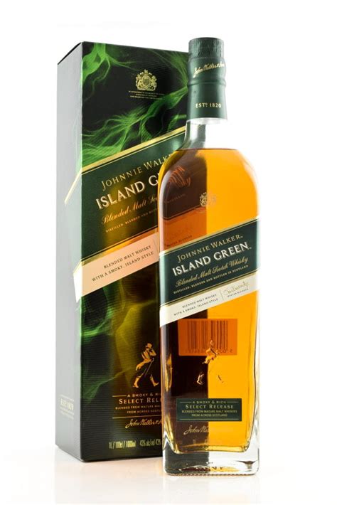 Johnnie Walker Island Green 43 Vol 1 0l Blended Whisky Types Of