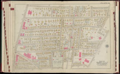 Atlas Of The City Of Boston Dorchester From Actual Surveys And