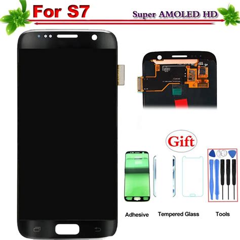 100 Tested Super Amoled For Samsung Galaxy S7 LCD Display Touch Screen