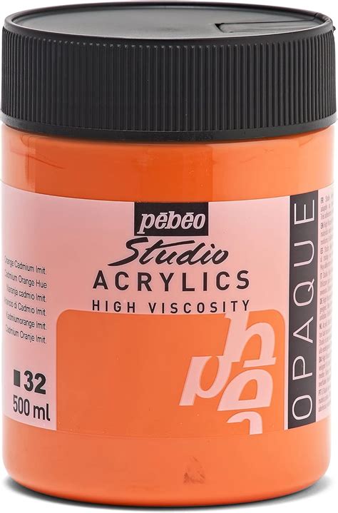 P B O Acrylique Fine Studio Acrylics Peinture Acrylique Orange