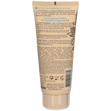 Biocyte Tattoo Derm Creme Nach Dem T Towieren Ml Shop Apotheke Ch