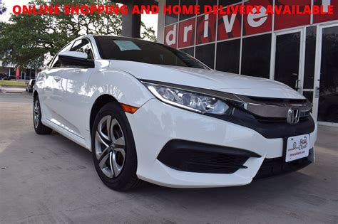 Pre Owned Honda Civic Sedan Lx Dr Car In San Antonio A