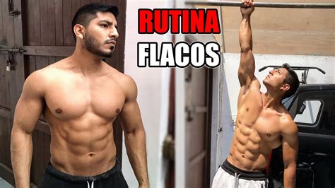 RUTINA para FLACOS para AUMENTAR MASA MUSCULAR Aumenta Músculo YouTube