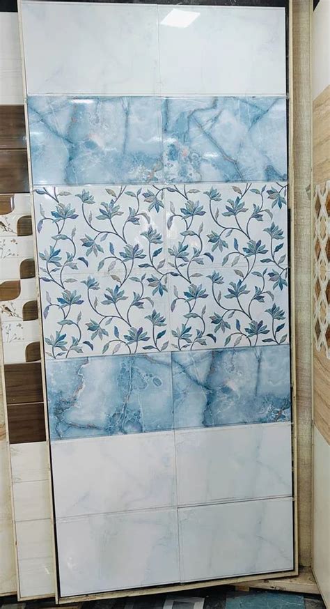 Polished 10mm Floral Ceramic Bathroom Wall Tiles At Rs 28 Sq Ft In