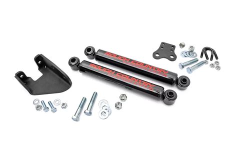 Rough Country Stacked Dual Steering Stabilizer For Jeep