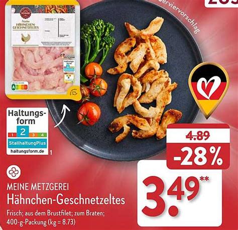 Meine Metzgerei H Hnchen Geschenetzeltes Angebot Bei Aldi Nord