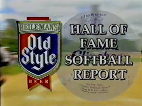 1999 Old Style Hall Of Fame Softball Report Grant Park Tourney