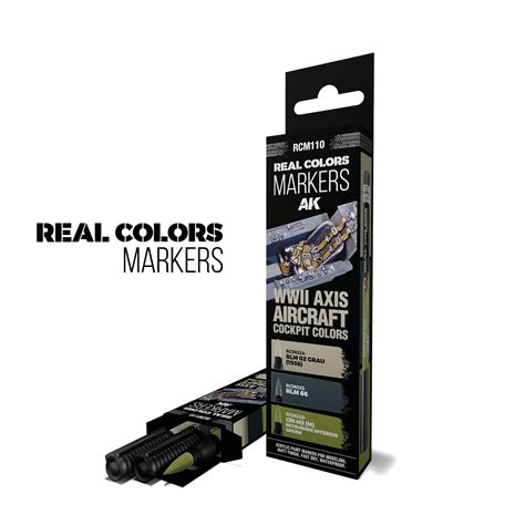 Buy Wwii Axis Aircraft Cockpit Colors Rc Markers Set Online For