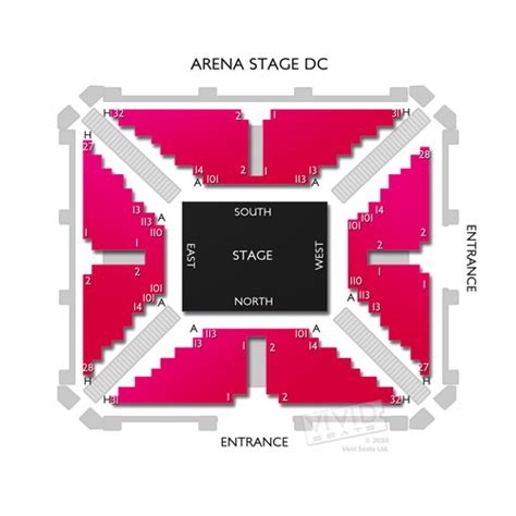 Arena Stage DC Seating Chart Vivid Seats - Arena Seating Chart