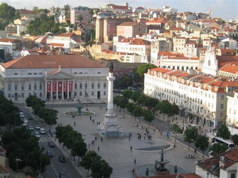 Lissabon Oktober 2007 Lissabon Blick Vom Elevador De Santa Justa