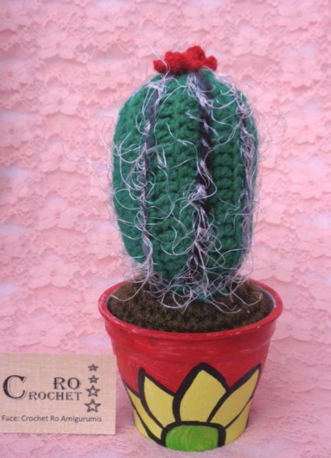 ¿como Hacer Un Amigurumi De Cactus Tejido A Crochet Paso A Paso