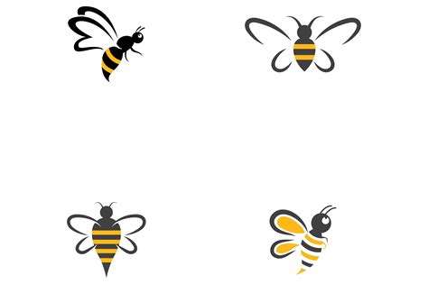 Honey Comb Logo Icon Bees Vector Design Graphic By Nur Design