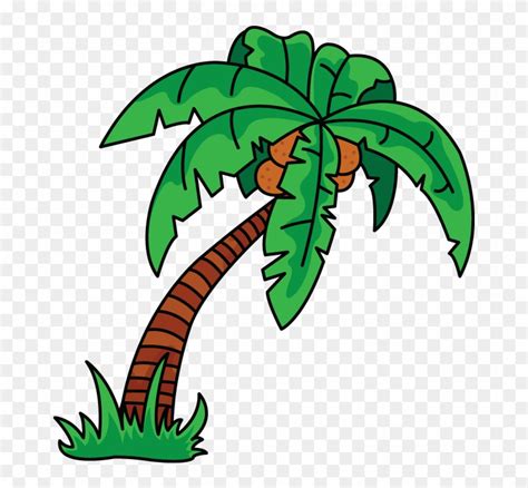 Easy Palm Tree Drawing | Free download on ClipArtMag