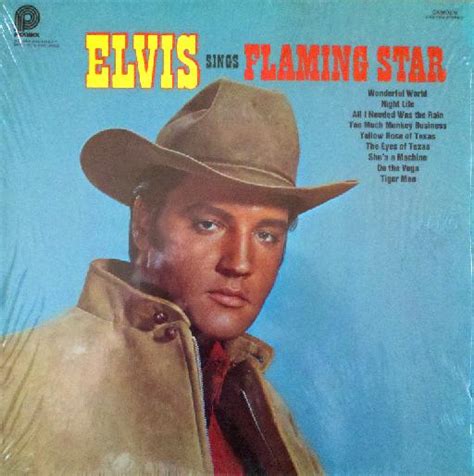 Elvis Sings Flaming Star By Elvis Presley Compilation Rca Camden Cas