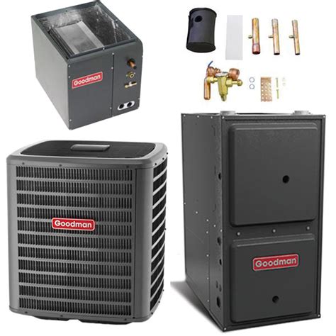 Goodman 3 Ton Cooling 17 Seer 100k Btu Heating 97 Afue Gas Electric