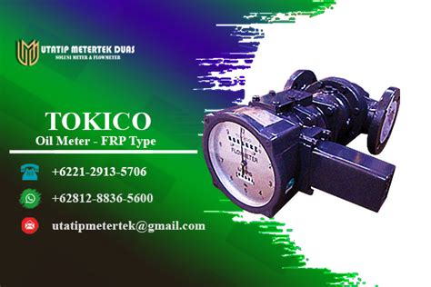 Tokico Flow Meter Oil Meters Utatip Metertek Duas