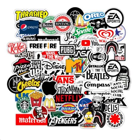 Jual Paket Stiker Isi 32 Graftac Brand Band Distro Sticker Aesthetic