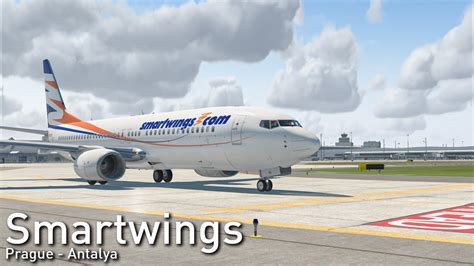 X Plane 11 Smartwings Boeing 737 800 Prague Antalya TVS5VY