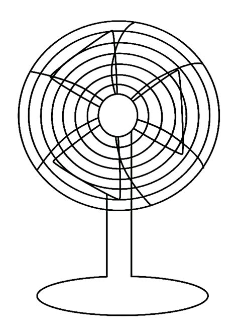Fan Coloring Pages Coloring Cool