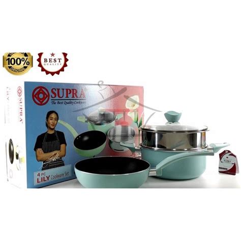 Jual Panci Set 4 Pcs Supra Chef Renata Moeloek I Cookware 4 Piece