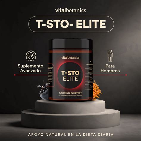 T Sto Elite Creatina Zinc Vitamina D3 L Arginina Hongo Cordy