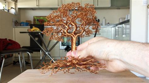 Making A Detailed Wire Tree Time Lapse Wire Trees Wire Tree