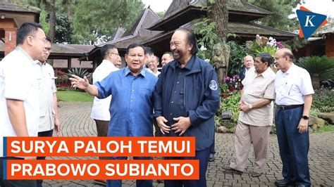 Disambut Marching Band Surya Paloh Kunjungi Prabowo Di Hambalang Youtube