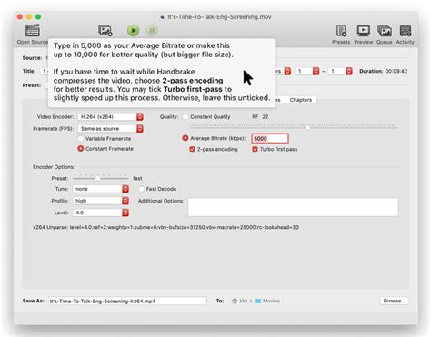 Video Compression – Step-by-Step Handbrake Tutorial – EngageMedia