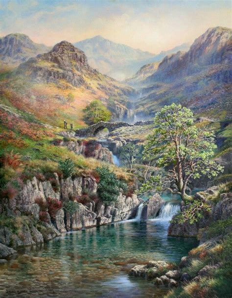 Lingcove Stairway To Bowfell By Graham Twyford Grahamtwyford