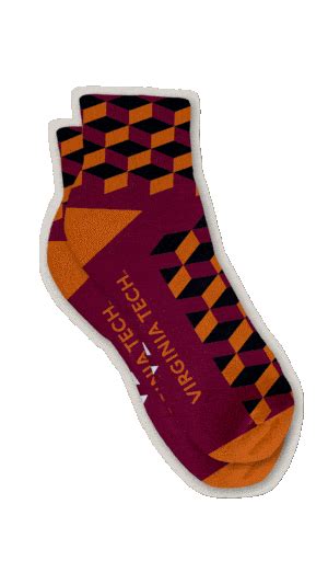 Socks Vt Sticker By Virginia Tech