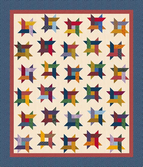 Scrappy Stars Quilt Pdf Pattern Jemimas