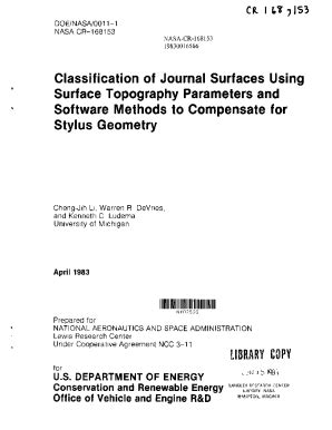 Fillable Online Ntrs Nasa LiBRARY COpy Fax Email Print PdfFiller