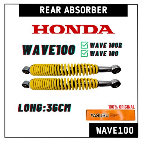 YASUSU REAR ABSORBER HONDA WAVE 100 100R W100R W100 SHOCK ASORBER