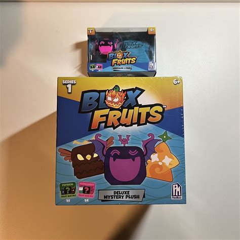 Blox Fruits 8 Deluxe Mystery Plush Mini 2 Pack With ROBLOX CODES