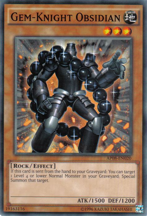 Gem Knight Obsidian Yu Gi Oh Fandom Powered By Wikia