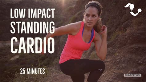 25 Minute Low Impact Standing Cardio Knee Friendly No Jumping Home