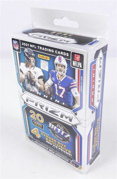 2021 Panini Prizm Football Hanger Box Red Ice Prizms Da Card World