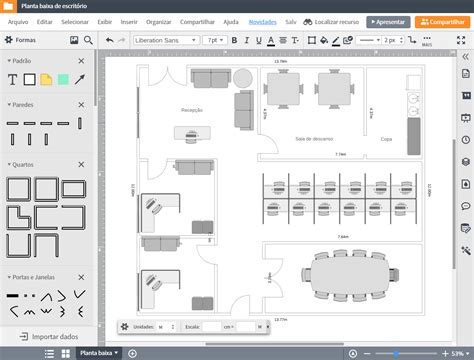 Planta Baixa Online Lucidchart