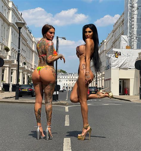 Chloe Khan Strips Off To Barely There String Bikini To Pose With Jemma