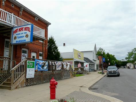 Beautiful Downtown Port Hope Or One Side Of Main St Anywa Flickr