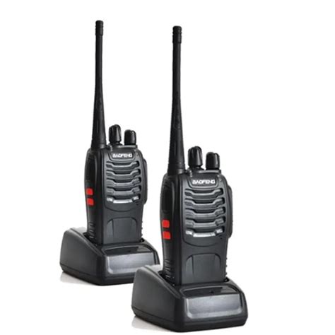 Pcs Set Baofeng Bf S Walkie Talkie Portable Radio W Ch Uhf