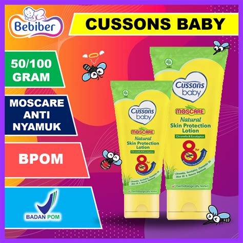 Jual Cussons Baby Moscare Lotion Anti Nyamuk Series Baby Telon Cream