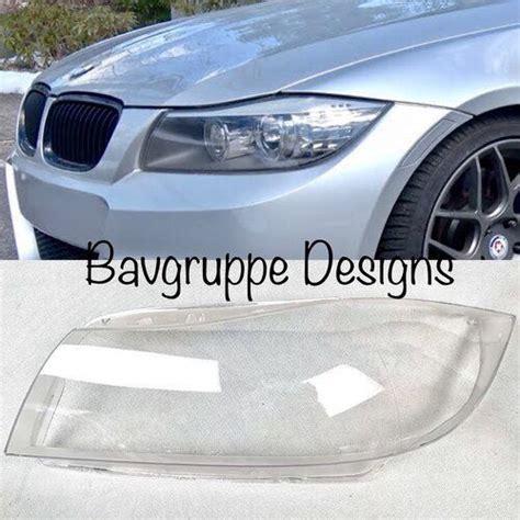 Bmw E90 Lci Headlight Lens Replacement Bavgruppe Designs Headlight Lens Bmw Headlight Covers