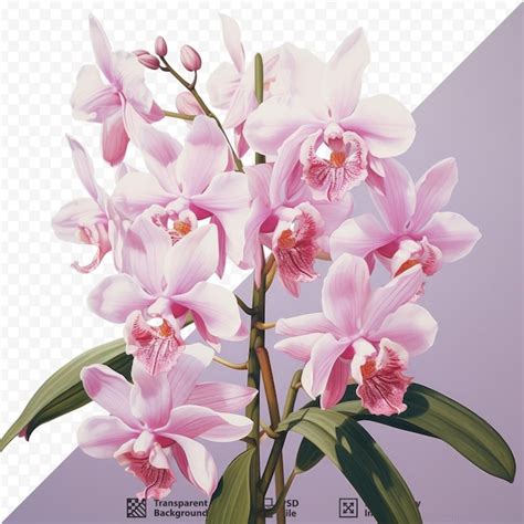 Premium Psd Pink And White Orchids In Kuching Sarawak