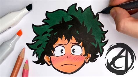 COMO DESENHAR O IZUKU MIDORIYA My Hero Academia A Dai Oliveira